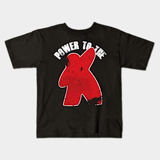 Power to the Meeple Kids T-Shirt